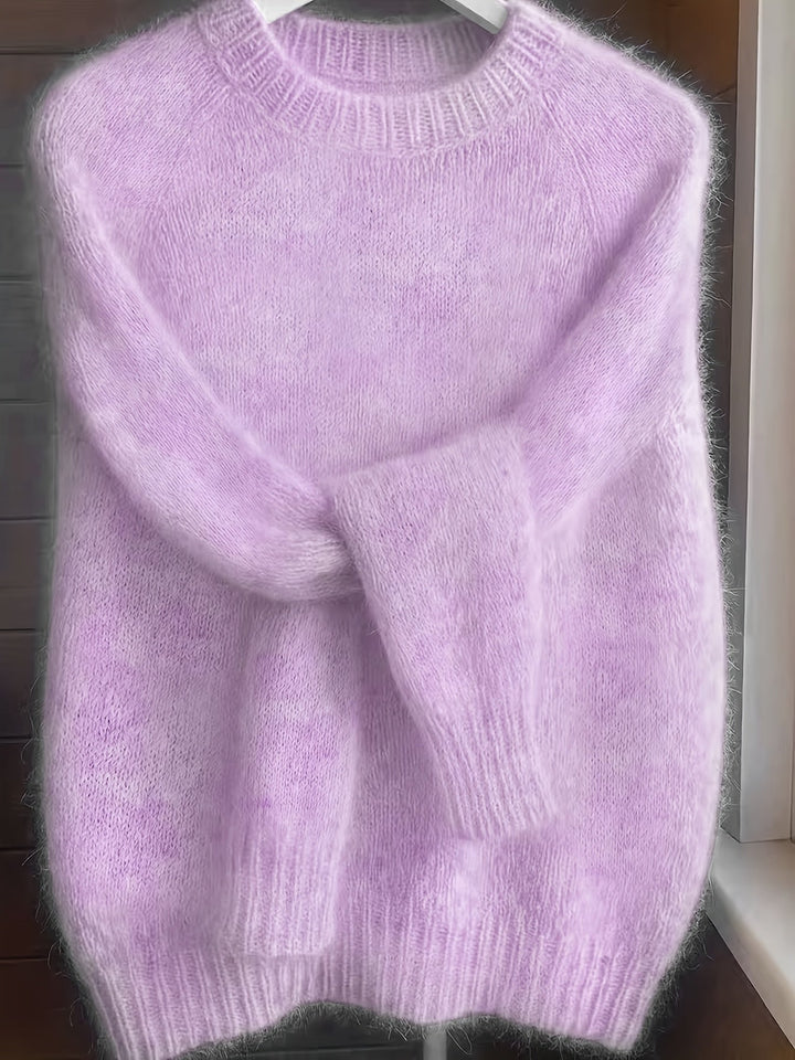Inès | Pull Douillet à Col Rond