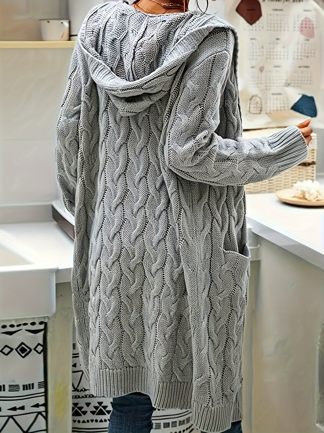 Valentine | Gilet Long Torsadé