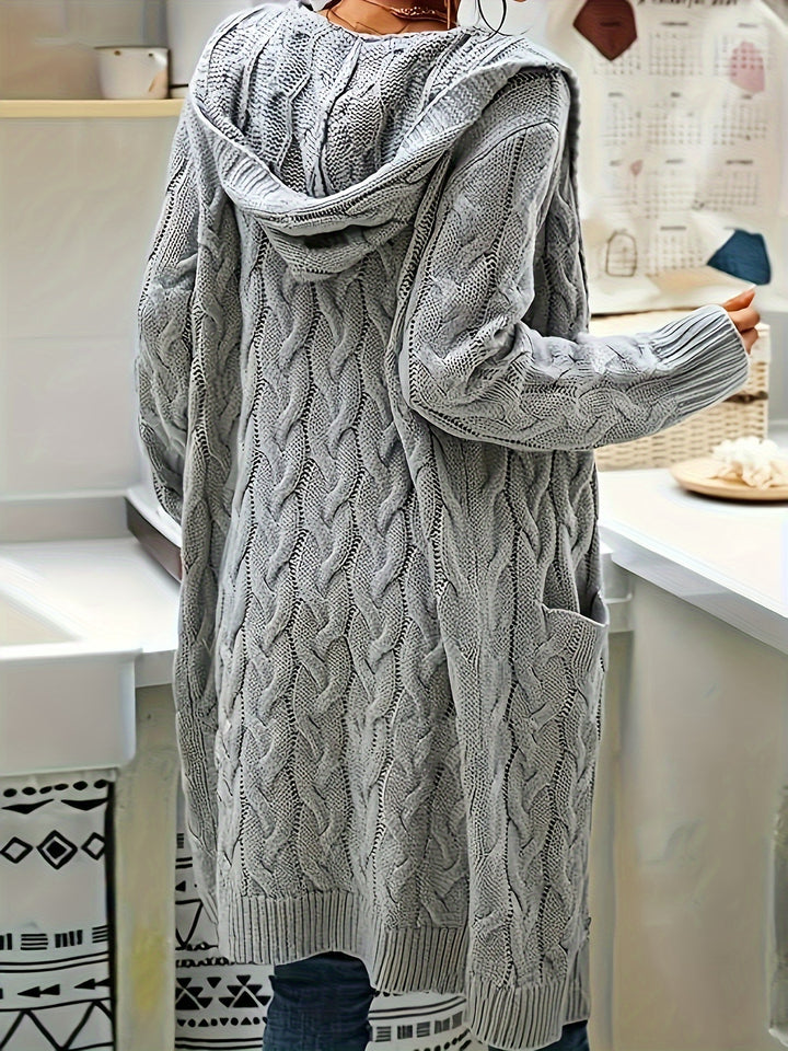 Valentine | Gilet Long Torsadé