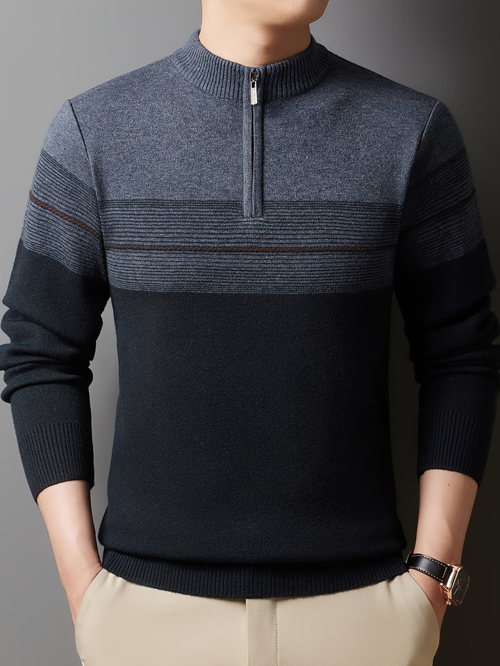 Alphonse | Pull Élégant à Col Zippé