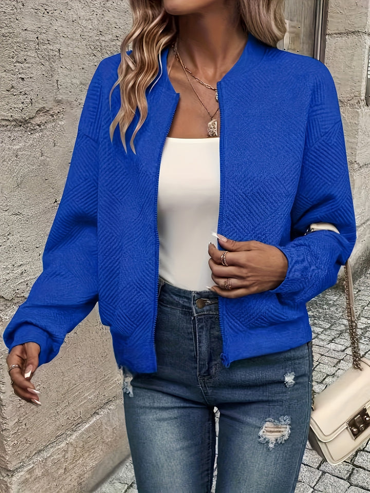 Charlotte | Veste Zippée Texturée