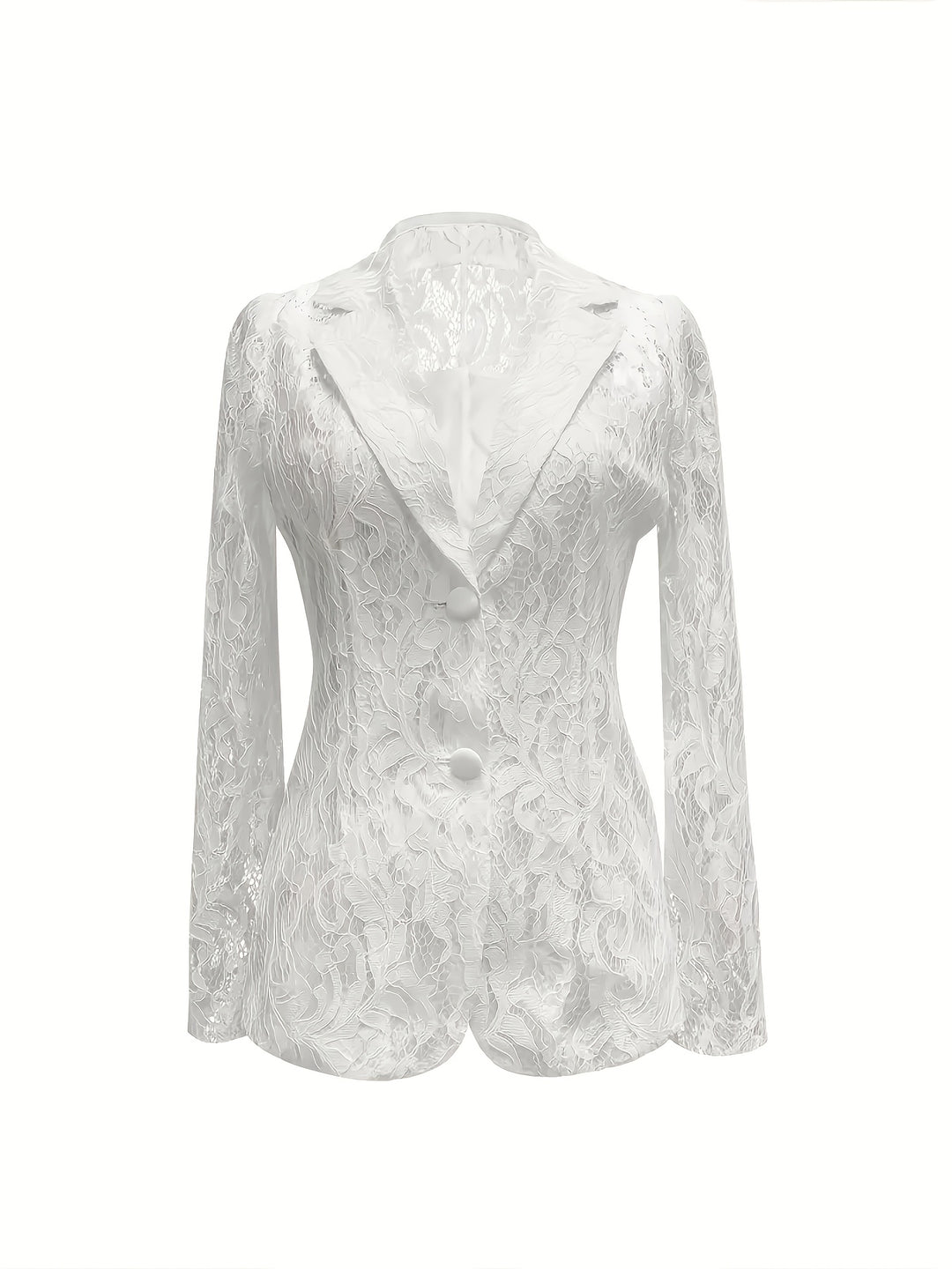 Salomé | Blazer Ajouré à Motifs Floraux