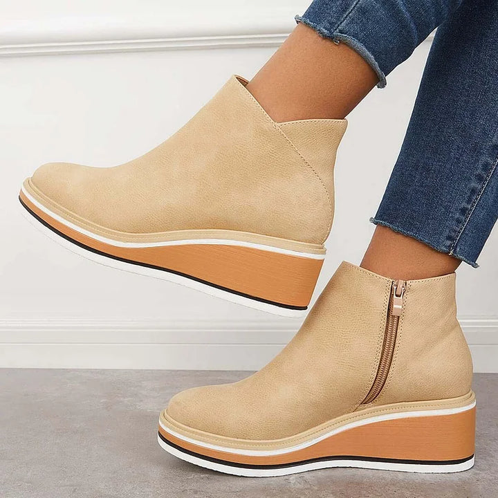 Oriane | Bottines Élégantes à Semelle Plateforme