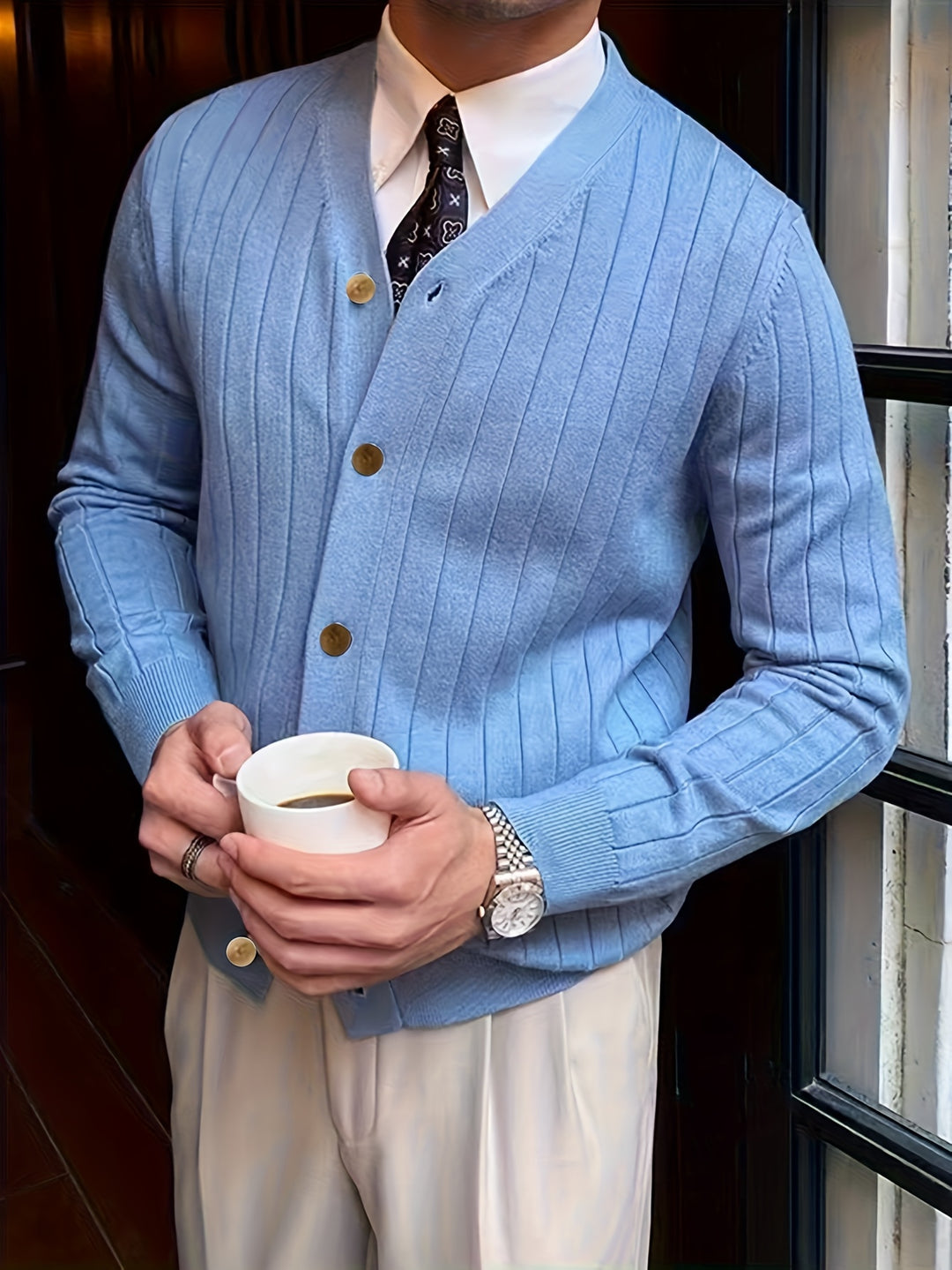 Barnabé | Cardigan Boutonné Nervuré
