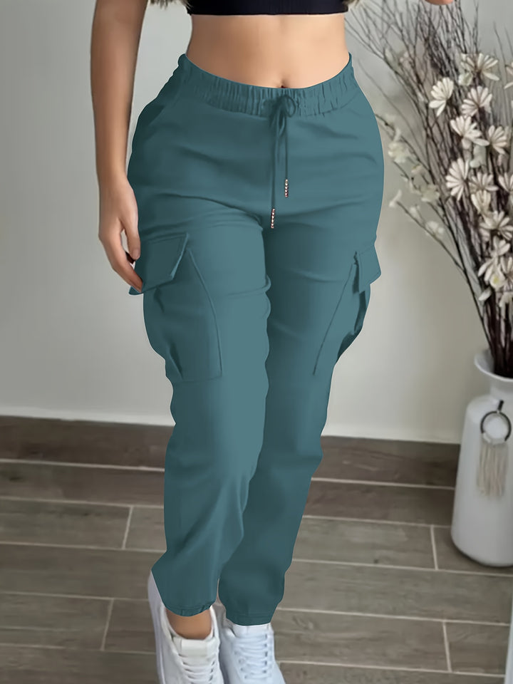 Christine | Pantalon Cargo Ceinturé