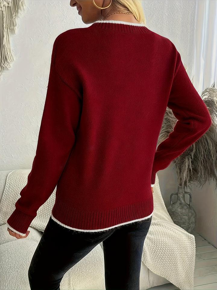Noémie | Pull Flocon Col Rond