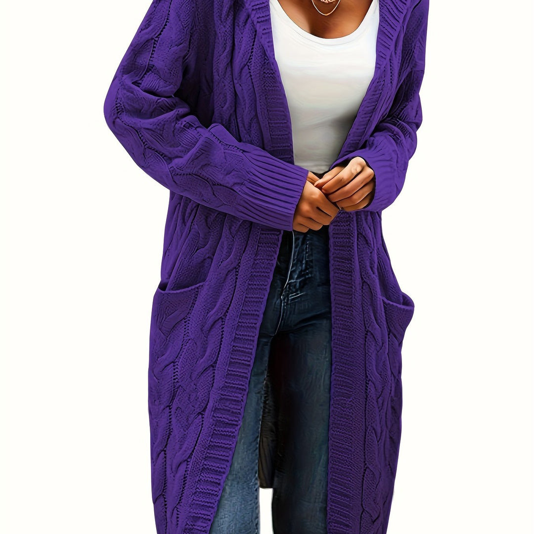Valentine | Gilet Long Torsadé
