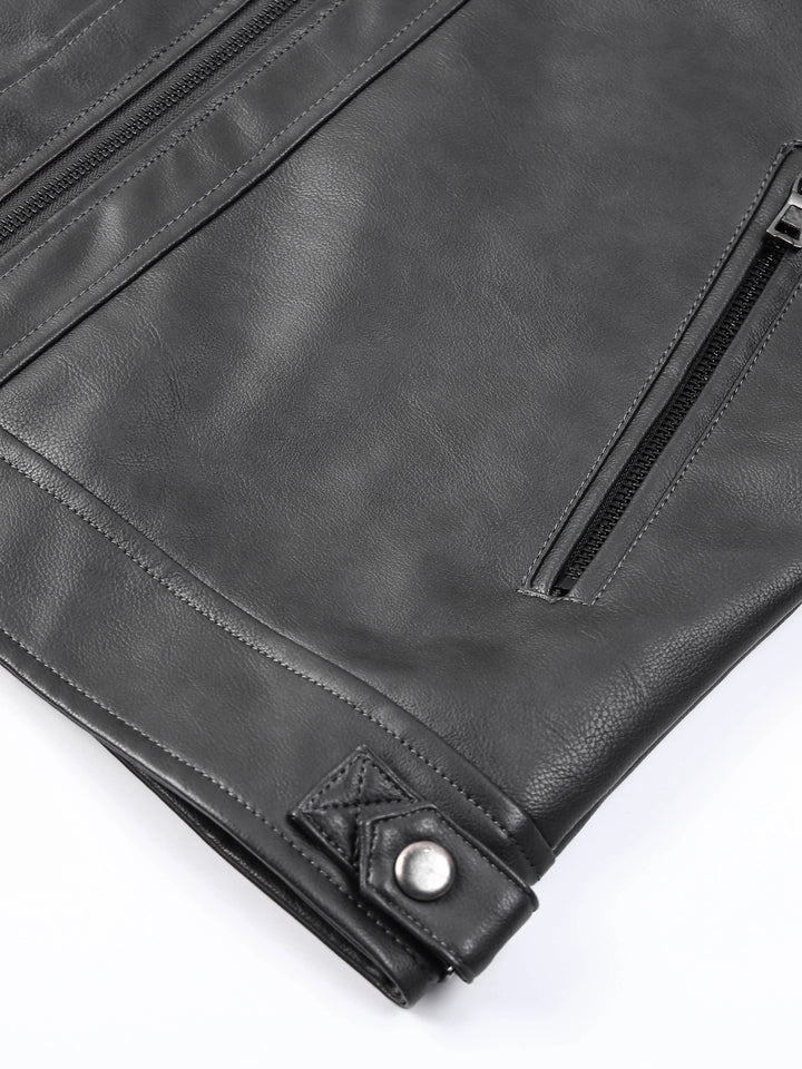 Sylvain | Blouson Zippé Style Motard
