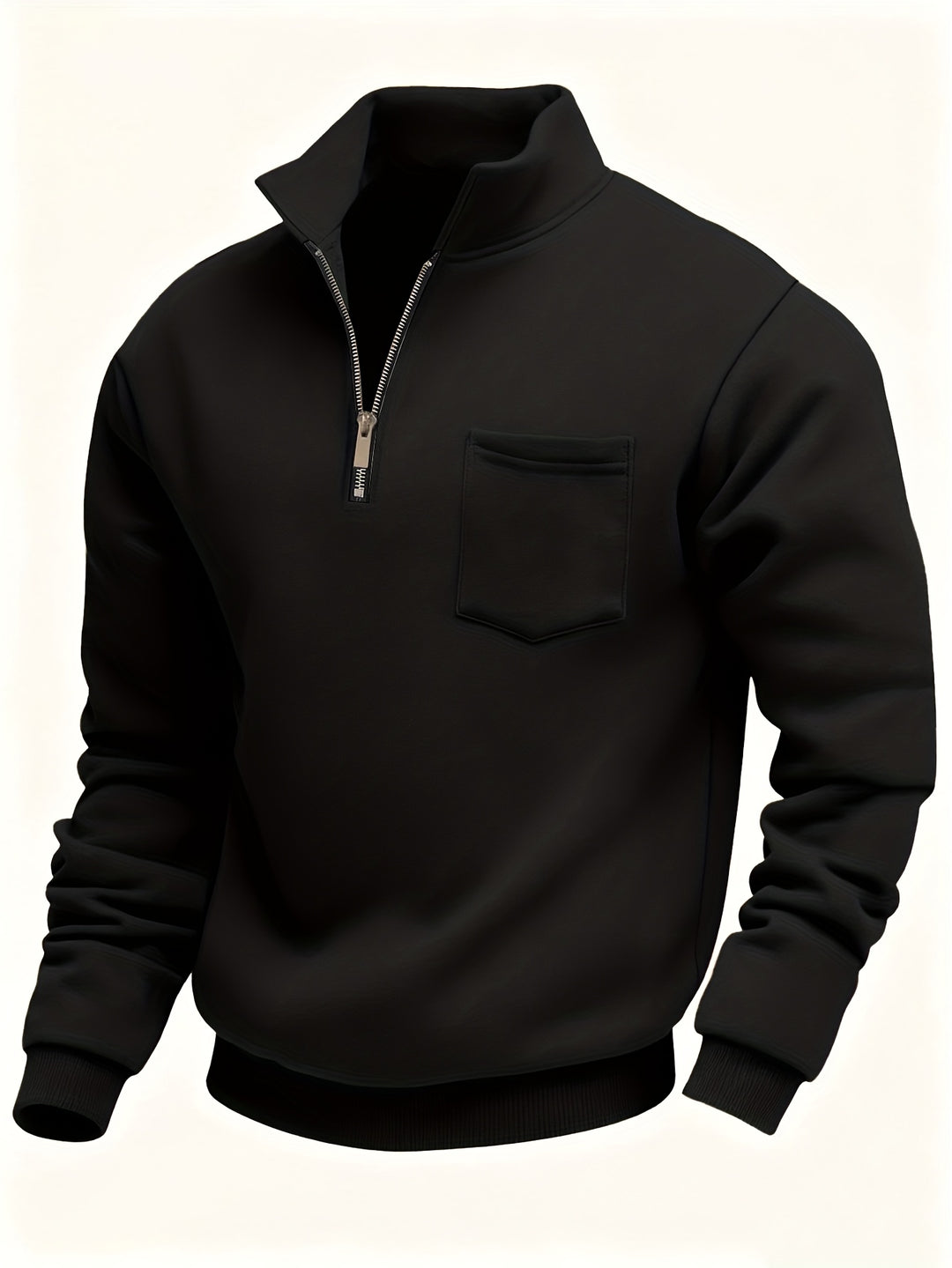 Laurent | Sweat Col Zippé Élégant