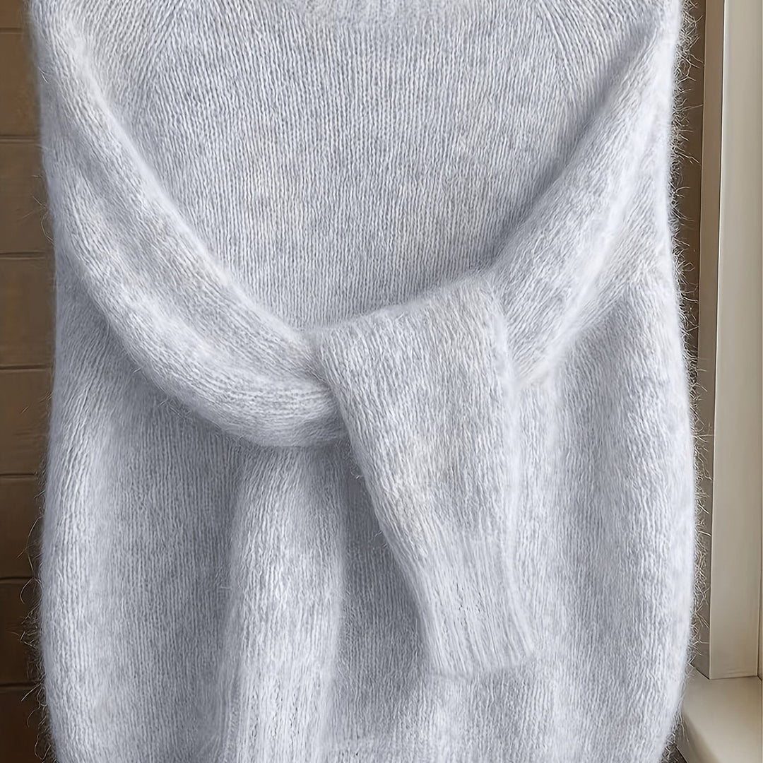 Inès | Pull Douillet à Col Rond