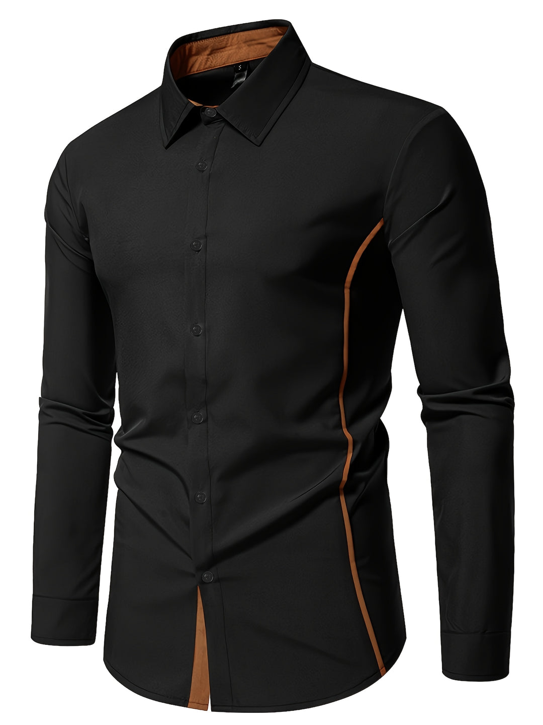 Xavier | Chemise Ajustée à Détails Contrastés