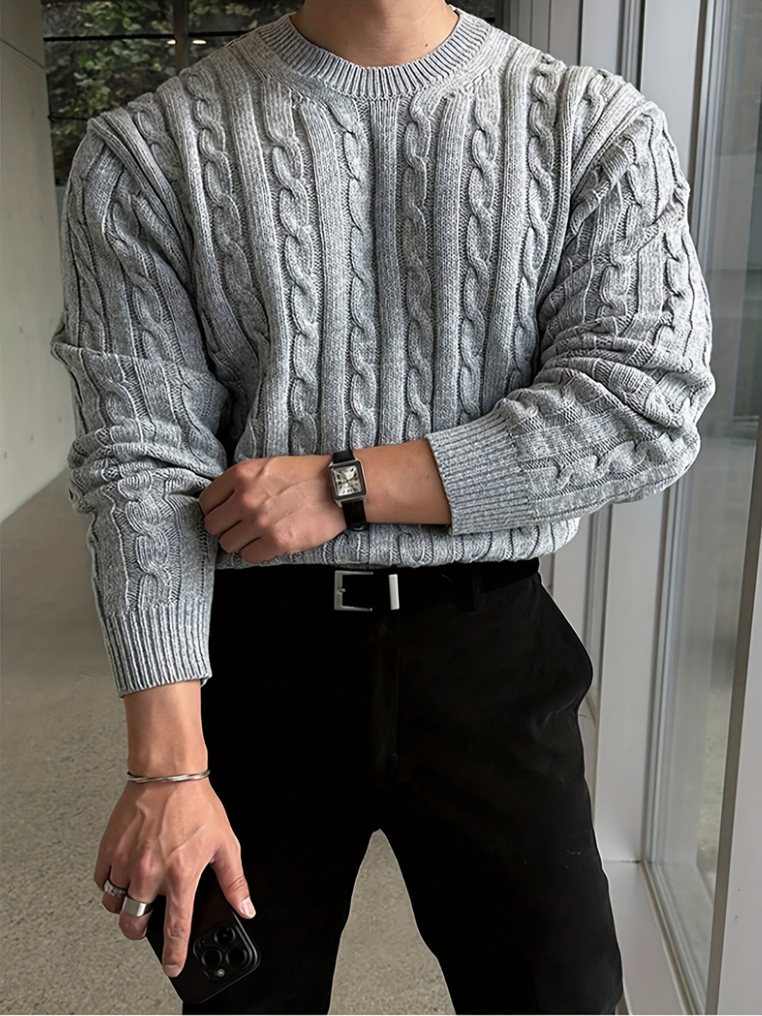 Casimir | Pull Torsadé à Col Rond