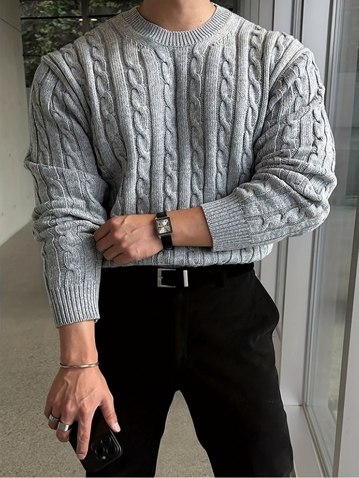 Casimir | Pull Torsadé à Col Rond