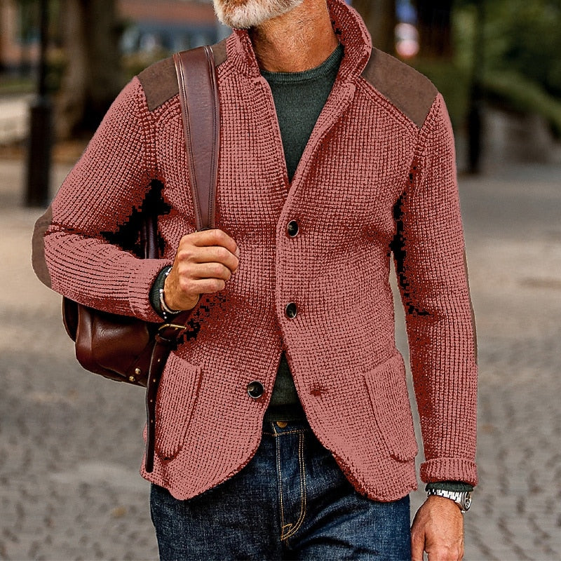 Christophe | Cardigan Structuré à Col Montant