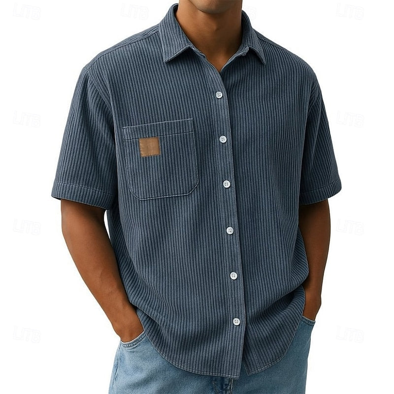 Yannick | Chemise Texturée Décontractée