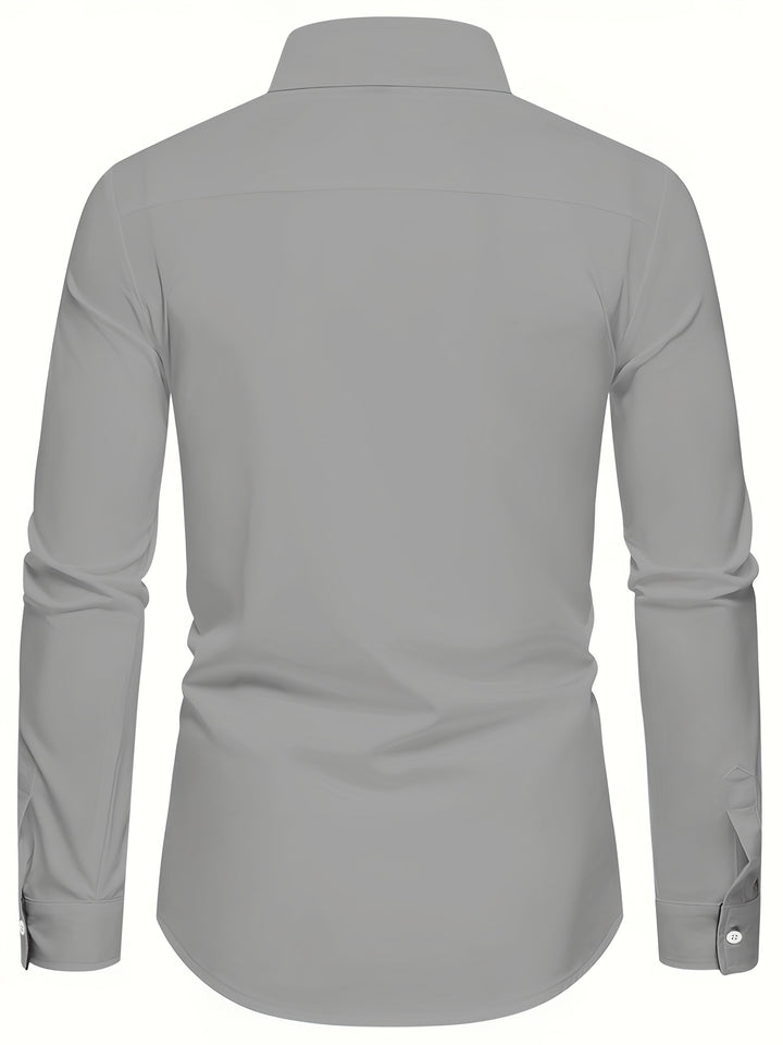 Xavier | Chemise Ajustée à Détails Contrastés