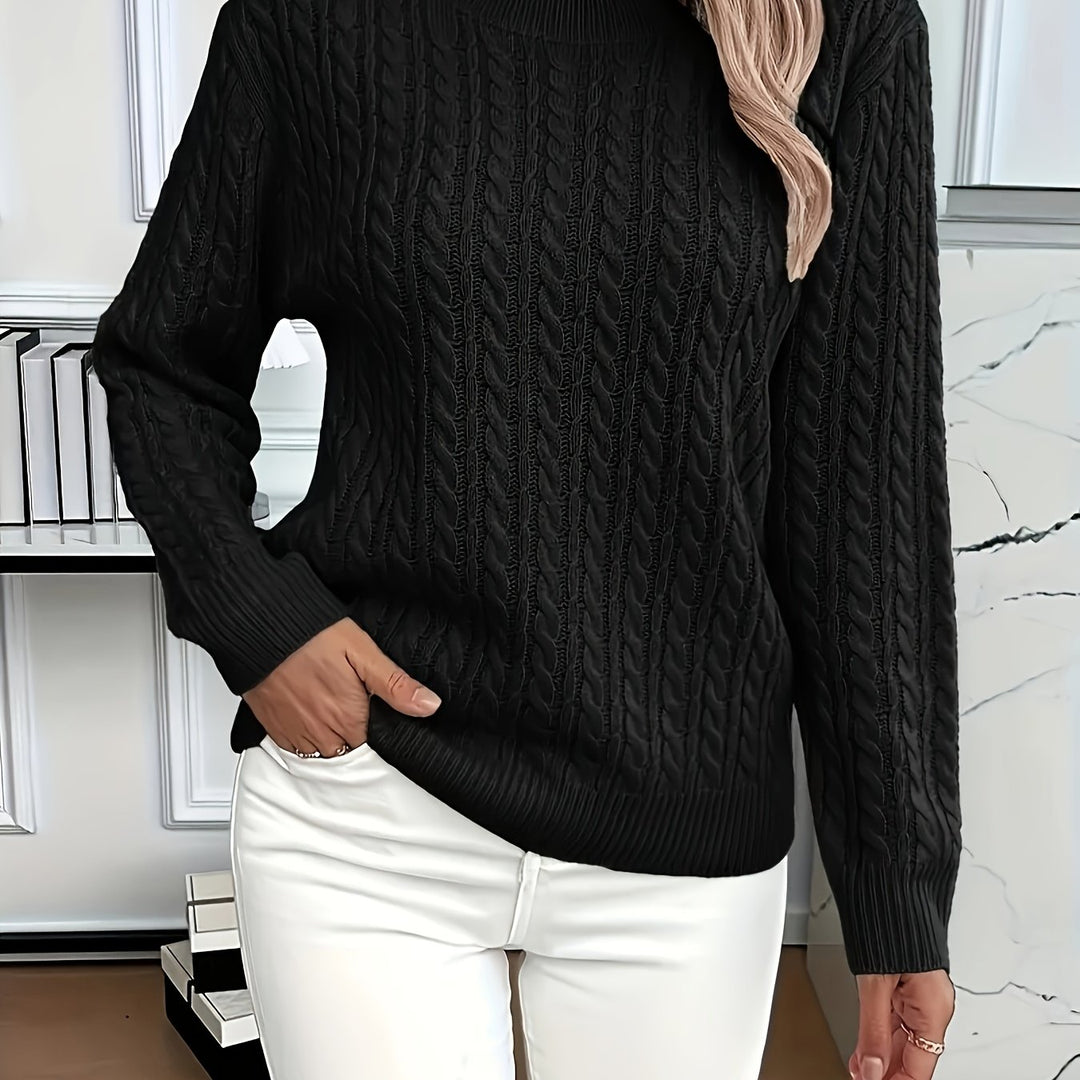 Emmanuelle | Pull Torsadé Coupe Ample