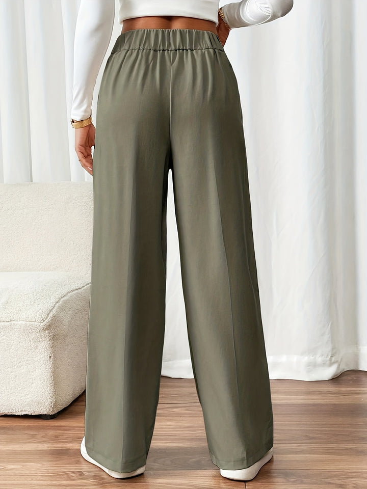 Ariane | Pantalon Fluide à Jambe Droite