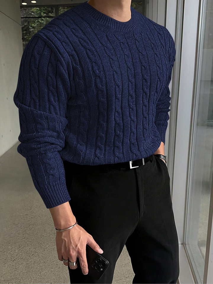 Casimir | Pull Torsadé à Col Rond