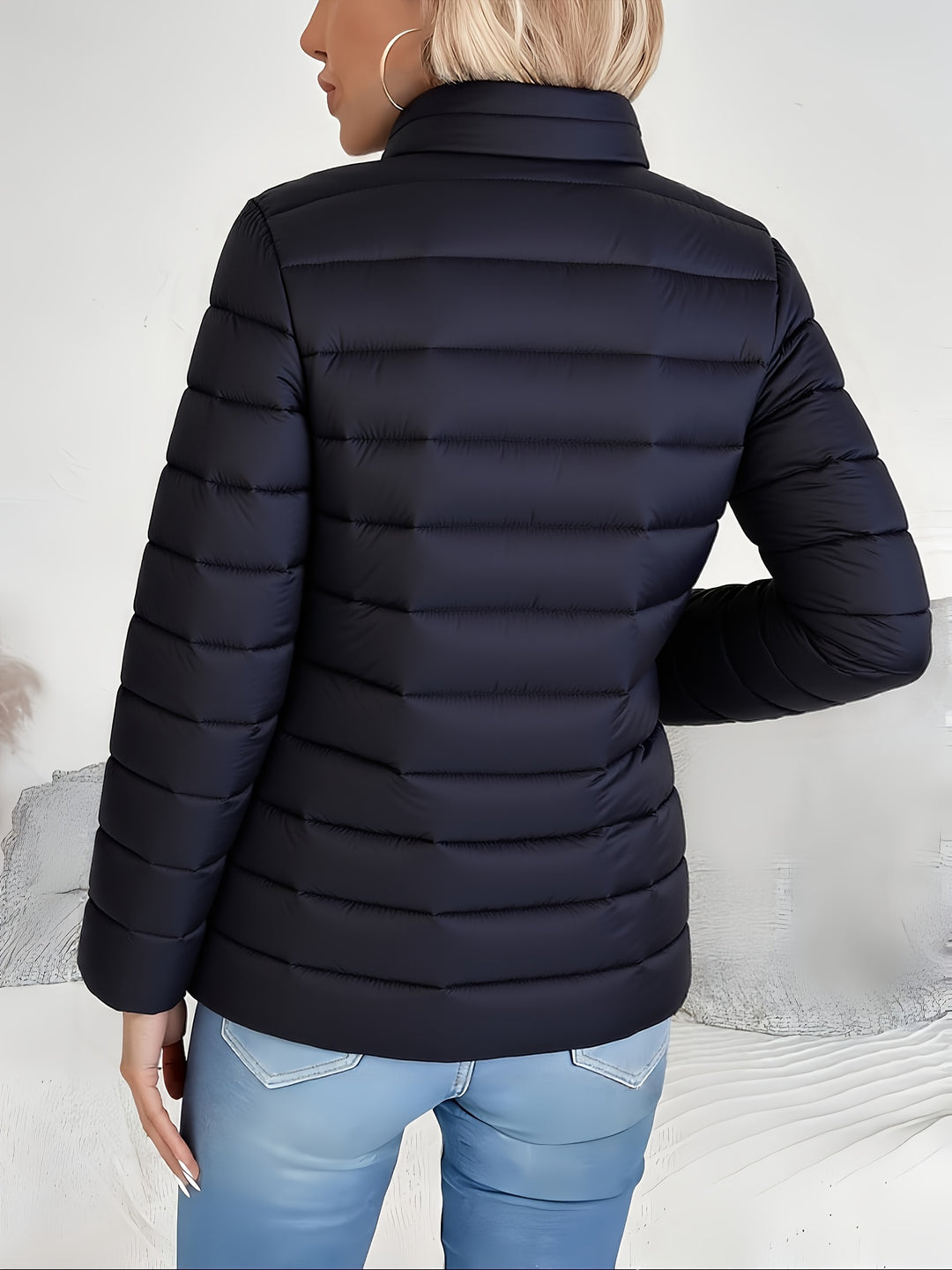 Nathalie | Veste Matelassée Légère Zippée