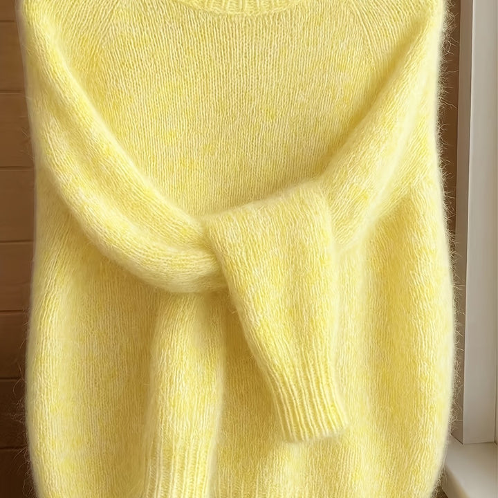 Inès | Pull Douillet à Col Rond