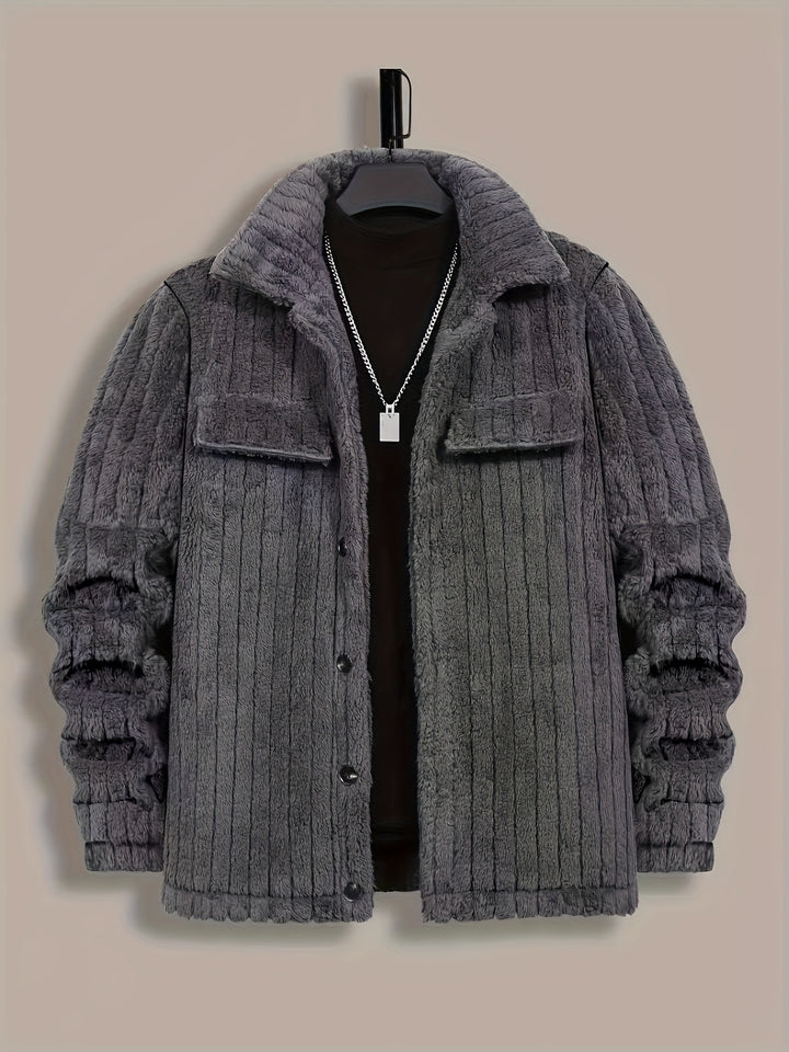 Norbert | Veste d'Hiver Texturée Boutonnée
