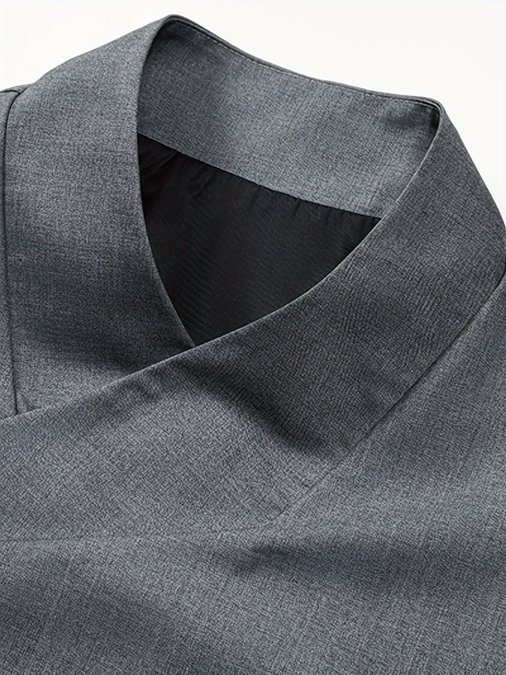 Vincent | Gilet Élégant à Boutonnage Asymétrique