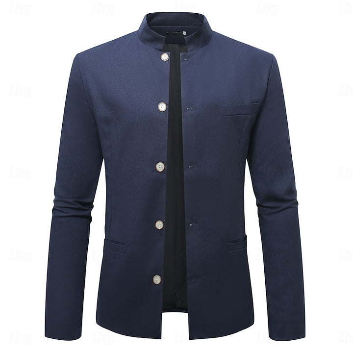 Henri | Veste Raffinée à Col Officier