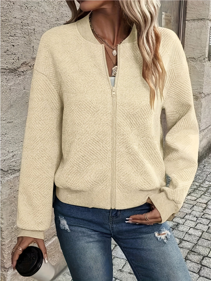 Charlotte | Veste Zippée Texturée
