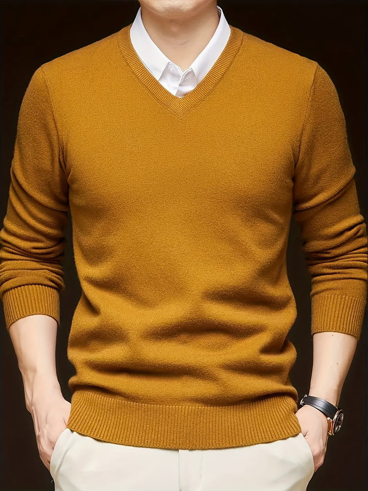Renaud | Pull Col V Élégant
