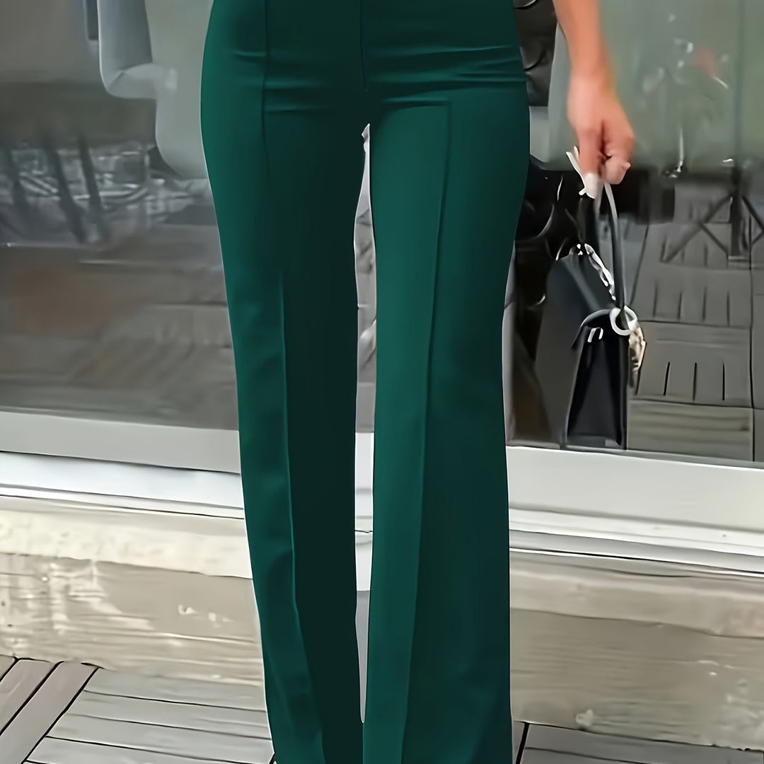 Adèle | Pantalon Droit Taille Haute