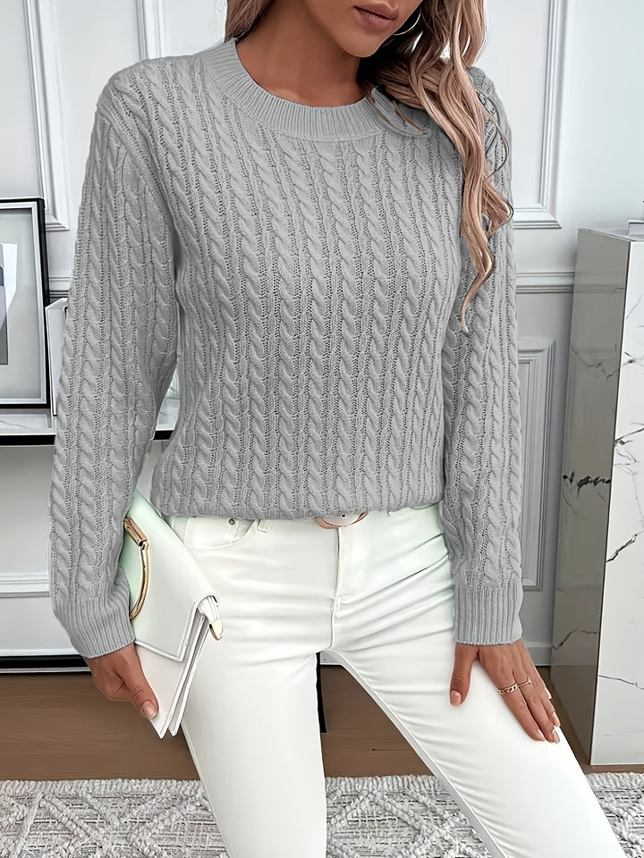 Emmanuelle | Pull Torsadé Coupe Ample