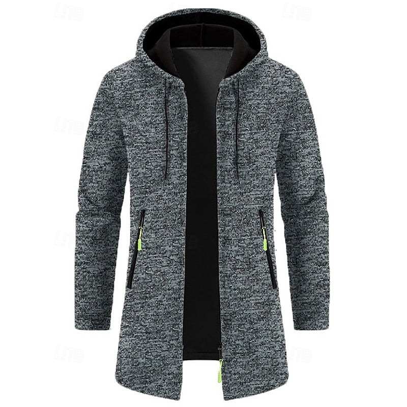 Anatole | Manteau Long à Capuche