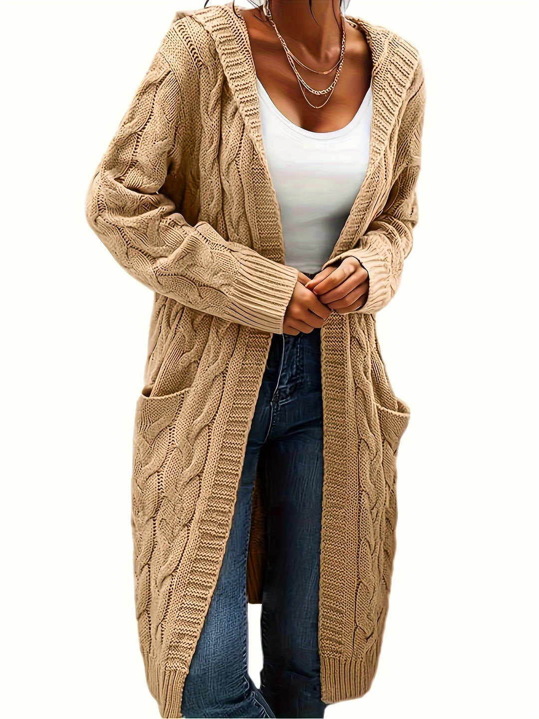 Valentine | Gilet Long Torsadé