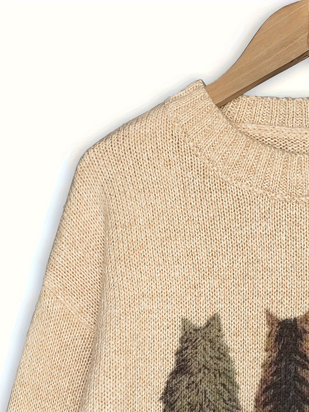 Clarisse | Pull Chaleureux à Imprimé Chats