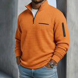 Augustin | Sweat Texturé à Col Zippé