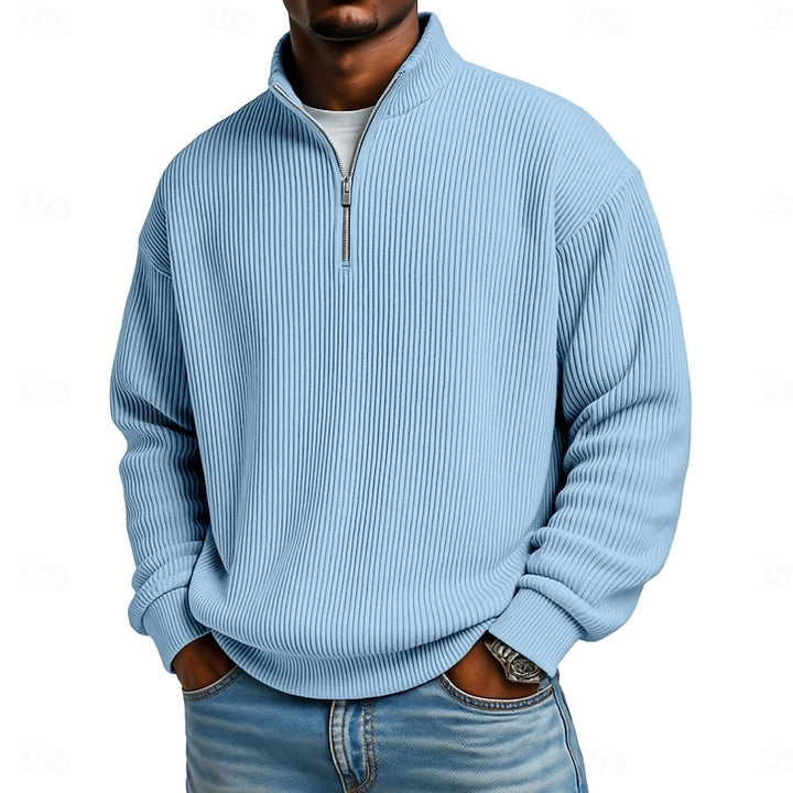 Émeric | Pull Col Zippé Texturé