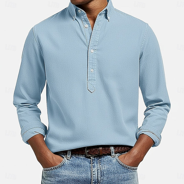 Florian | Chemise Décontractée à Col Boutonné