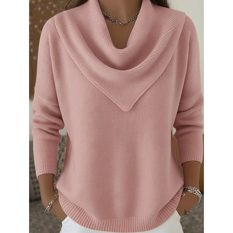 Astrid | Pull Élégant à Col Bénitier