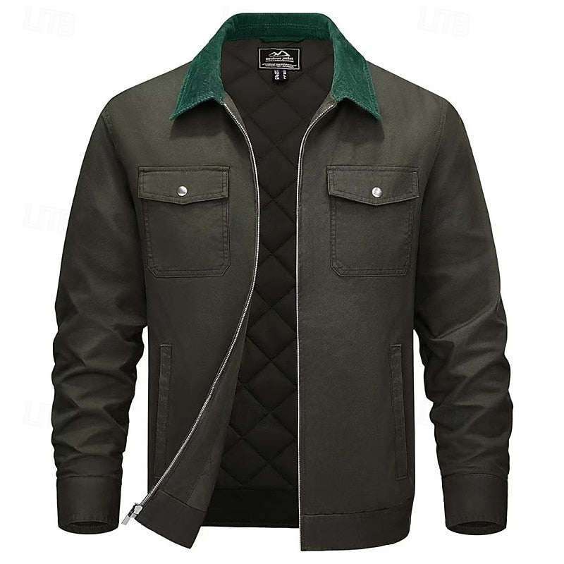 Gilbert | Veste Décontractée à Col Contrasté