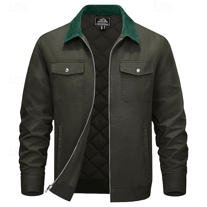 Gilbert | Veste Décontractée à Col Contrasté