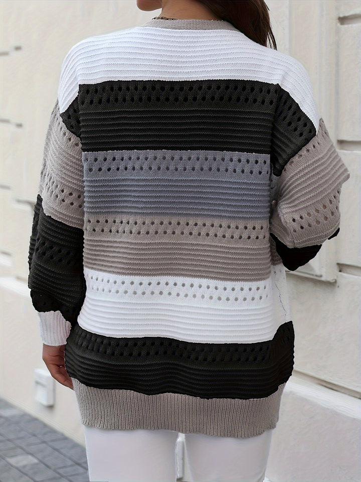 Christine | Gilet Ample Color-Block