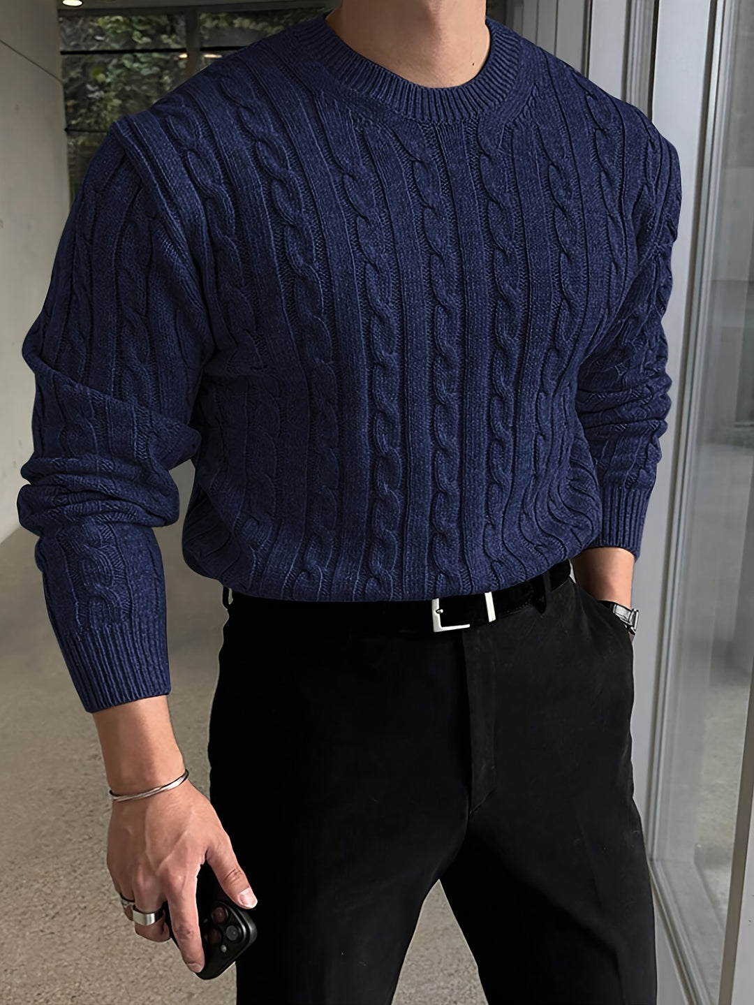 Casimir | Pull Torsadé à Col Rond