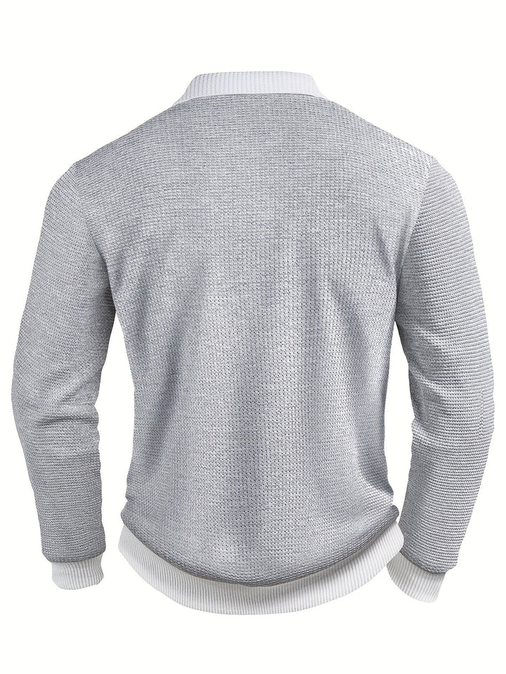 Tanguy | Polo Texturé à Col Boutonné