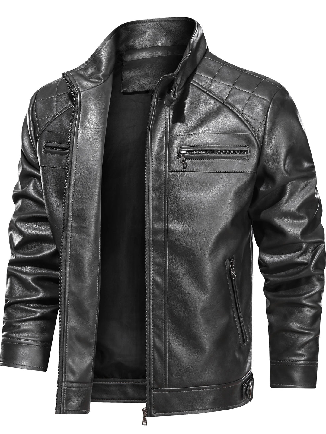 Sylvain | Blouson Zippé Style Motard