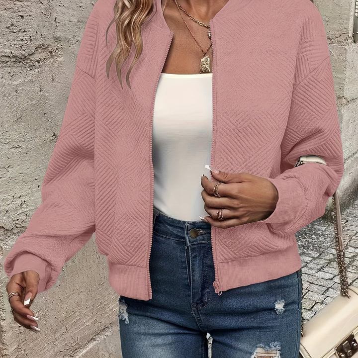 Charlotte | Veste Zippée Texturée