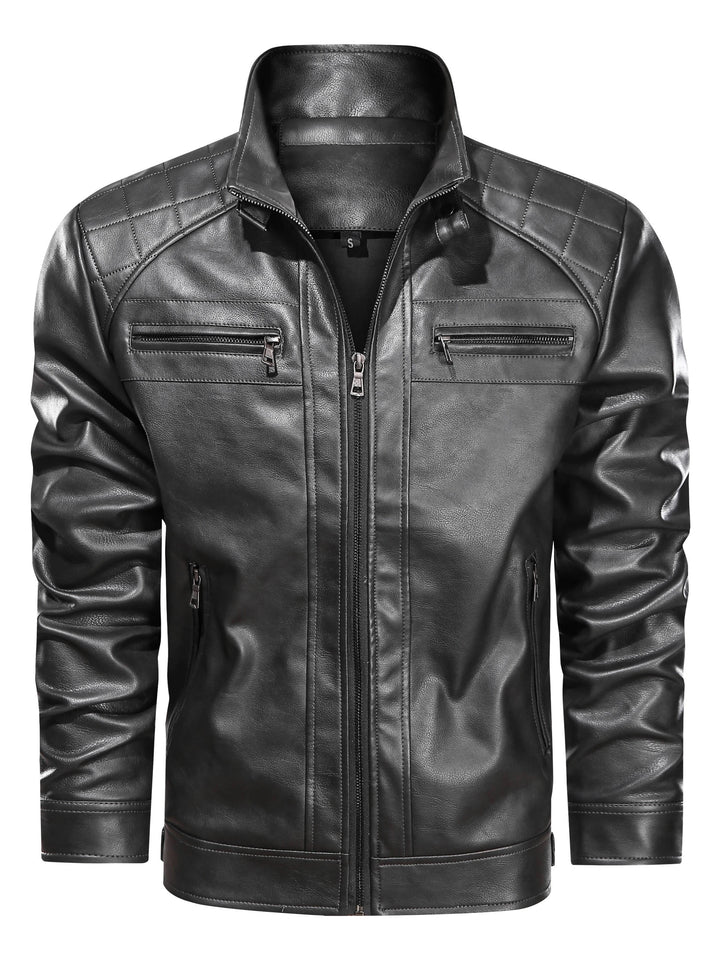 Sylvain | Blouson Zippé Style Motard