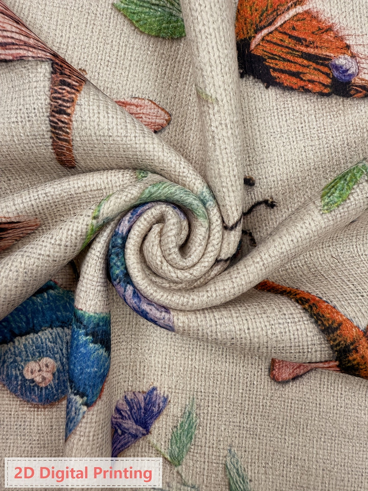 Delphine | Pull Brodé Fleurs et Insectes