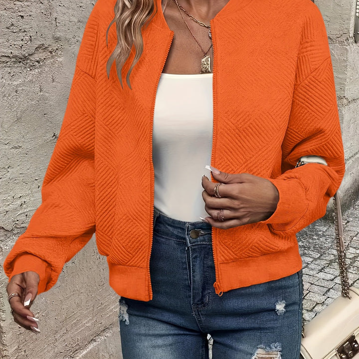 Charlotte | Veste Zippée Texturée