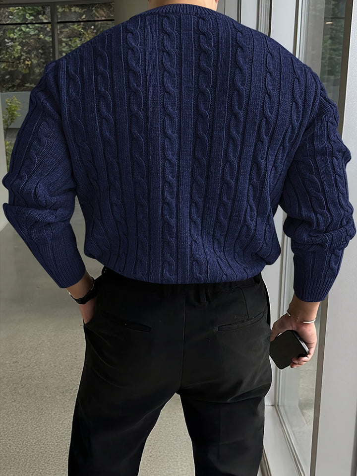 Casimir | Pull Torsadé à Col Rond